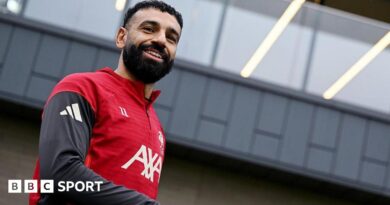 Mohamed Salah at Liverpool training