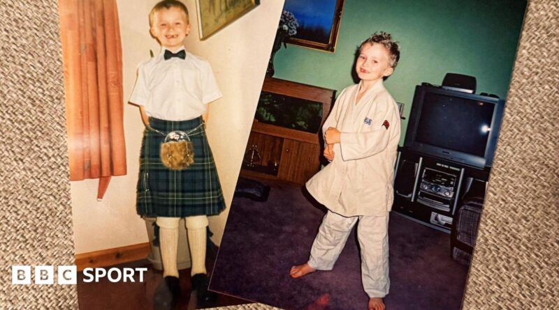 Bruce Mouat as a 10-year-old