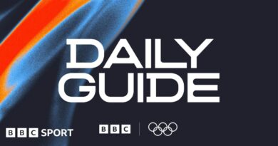 Winter Olympics daily guide graphic