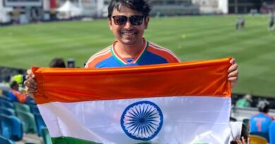 Chheda is one of thousands of Indian fans who have travelled to Colombo [Courtesy of Aditya Chheda]
