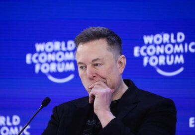 Elon Musk, chief executive officer of Tesla Inc., during the World Economic Forum (WEF) in Davos, Switzerland, on Thursday, Jan. 22, 2026.
