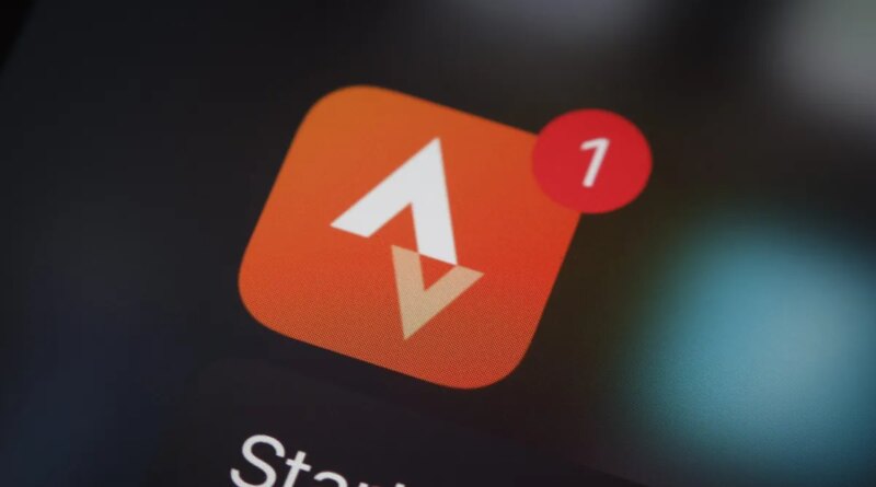 The Strava fitness tracking app