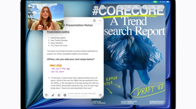 Apple speeds up the iPad Air with an M4 upgrade, starting at $599 | TechCrunch