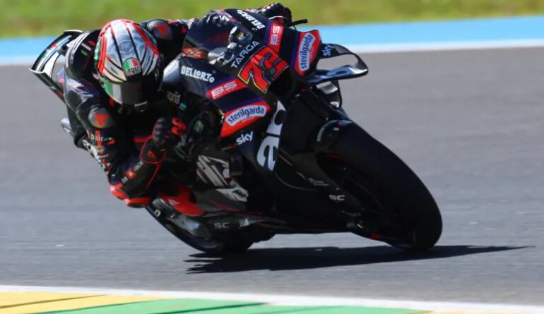 Marco Bezzecchi in action.