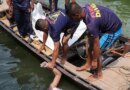 SENSITIVE MATERIAL. THIS IMAGE MAY OFFEND OR DISTURB Rescue personnel retrieve the body of a man, after a bus plunged into the Padma River while attempting to board a ferry, in Rajbari, Bangladesh, March 26, 2026