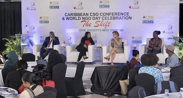 A panel discussion kicks off the inaugural Caribbean Civil Society Organisations (CSO) conference in Kingston, Jamaica. Credit: Alison Kentish/IPS