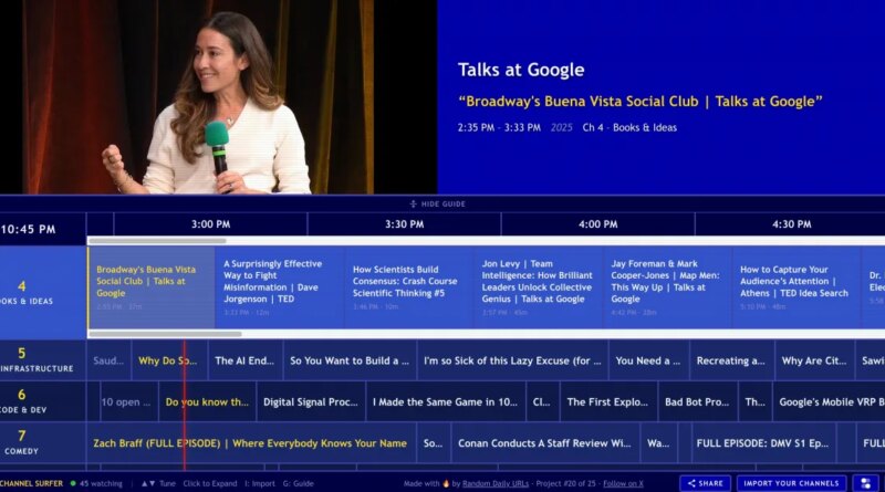 Channel Surfer lets you watch YouTube like it's old-school cable TV | TechCrunch