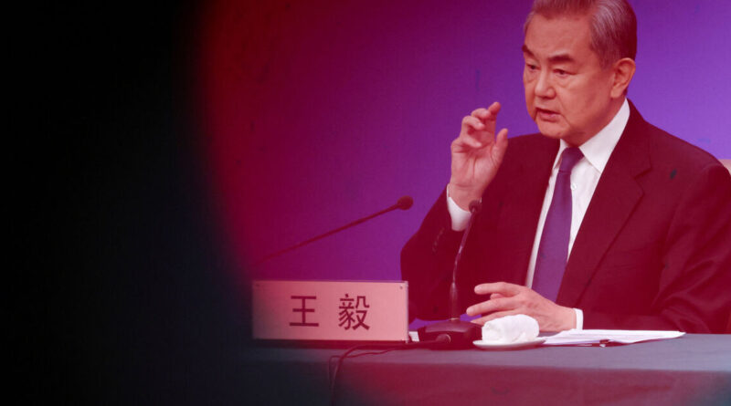 China's foreign minister urges early peace talks in call with Iranian counterpart