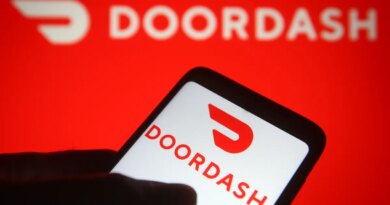 DoorDash app on phone