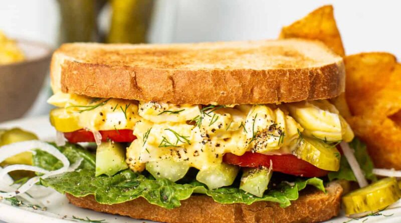 Easy Homemade Egg Salad Sandwich