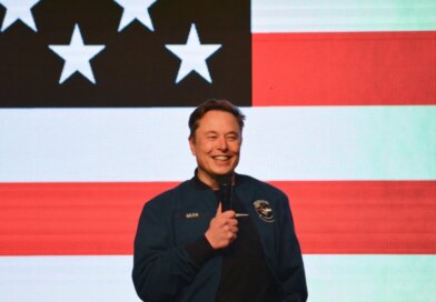 Elon Musk speaks during a town hall in Green Bay, Wisconsin on March 30, 2025.