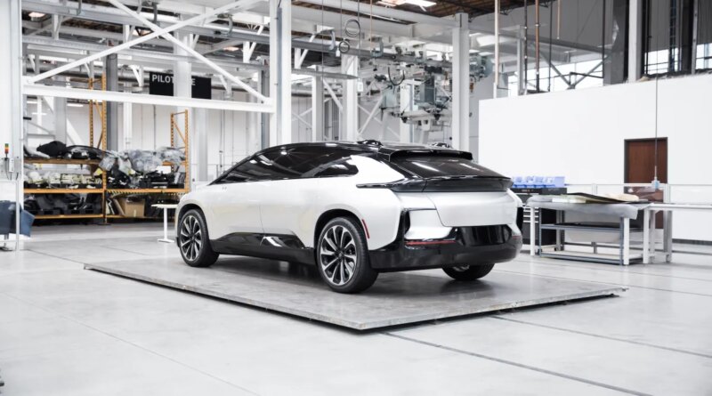 faraday future EV spac facility