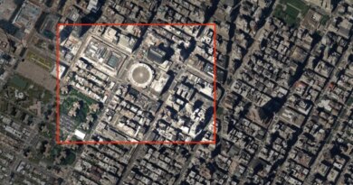 A location geofence over New York City, representing a geofence warrant.