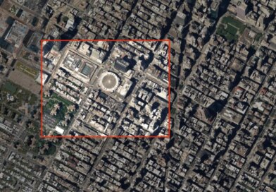 A location geofence over New York City, representing a geofence warrant.
