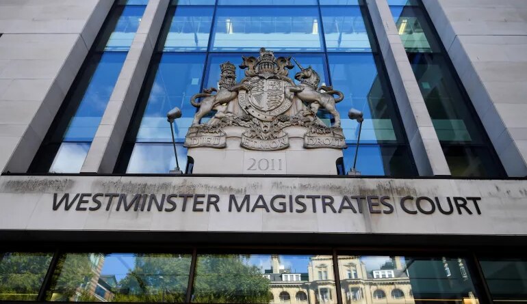 London's Westminster Magistrates' Court