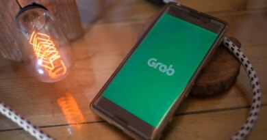The Grab application seen displayed on a Sony smartphone