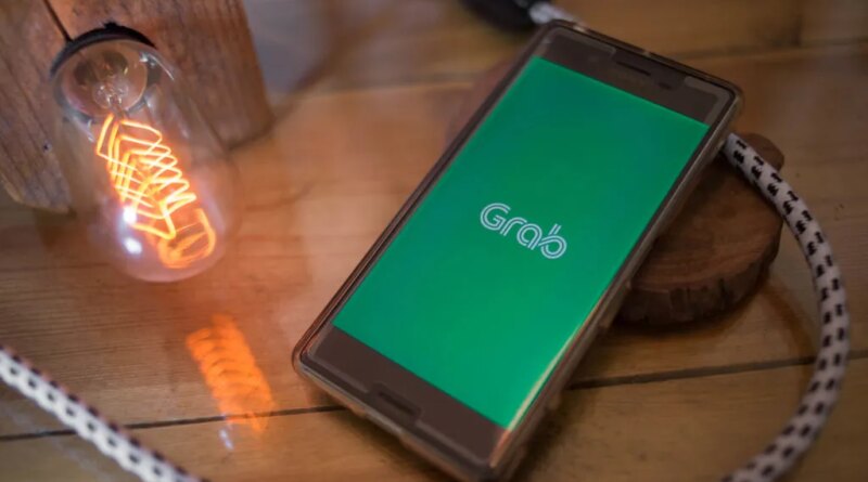 The Grab application seen displayed on a Sony smartphone
