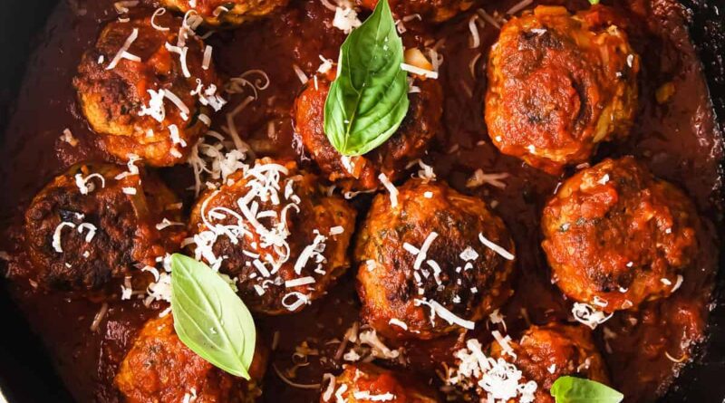 Ground Turkey Meatballs (Juicy & Flavorful!)