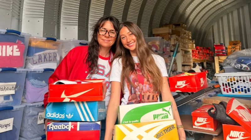 I inherited a storage unit from a family friend. It was full of vintage clothes, which I now sell online.