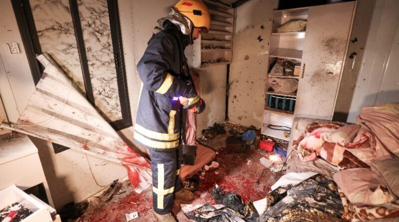 Iran missile fire kills 3 Palestinians in West Bank, foreign worker in Israel