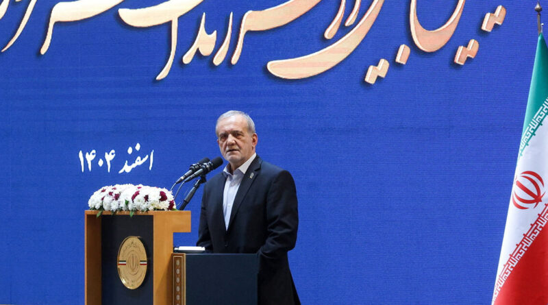 Iran's president says immediate cessation of US-Israeli aggression needed to end war