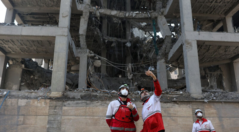 Iranian rescue workers struggle under relentless bombardment