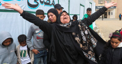 Israeli strikes hit two Gaza police checkpoints, killing six, medics say