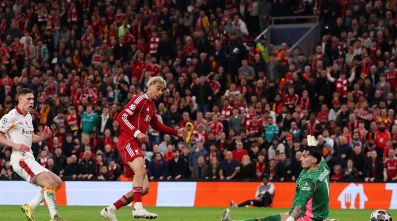 Liverpool thrash Galatasaray 4-0 to reach Champions League quarterfinals