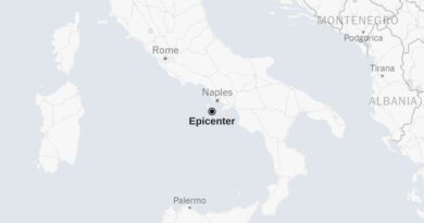 Map: 6.0-Magnitude Earthquake Shakes the Tyrrhenian Sea