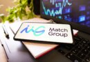 The Match Group Inc. logo is displayed on a smartphone screen.