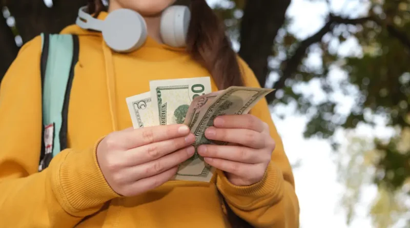 My 17-year-old has her first job. She's learning how to save, and I charge her for rides to work.