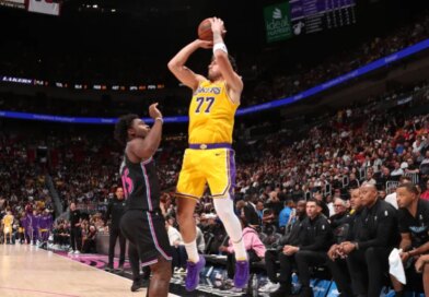 Luka Doncic in action.