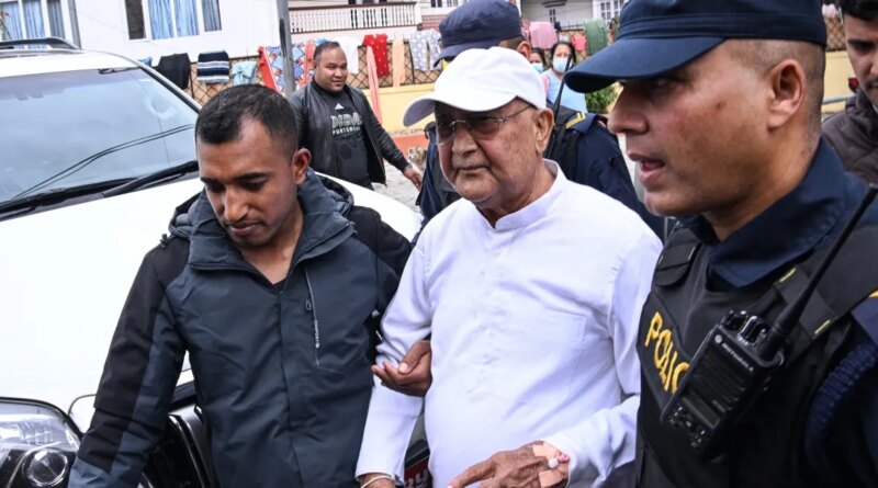 Nepal’s ex-PM Oli detained over alleged role in deadly protest crackdown