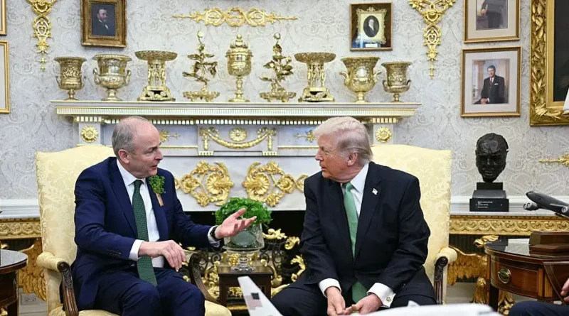 Photos show St. Patrick's Day celebrations at the White House through the years