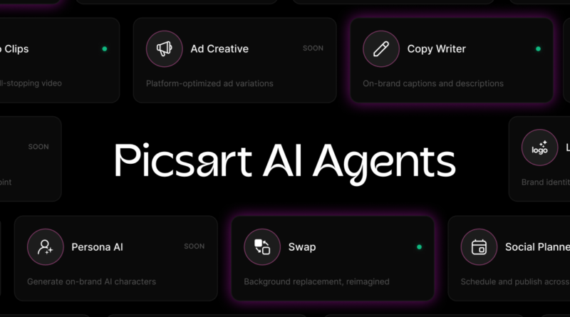 Picsart now allows creators to 'hire' AI assistants through agent marketplace | TechCrunch