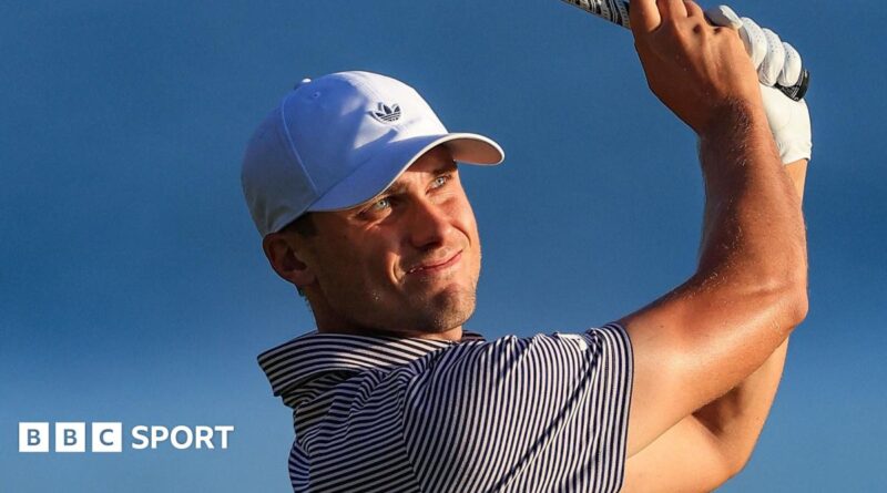 Rory McIlroy hitting a tee shot at TPC Sawgrass