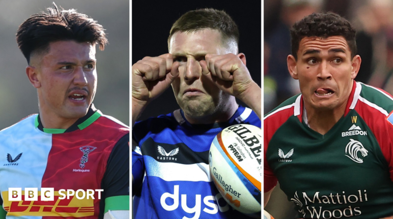 Marcus Smith, Finn Russell and Izaia Perese