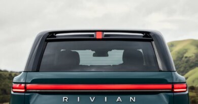 rear view of Rivian R2