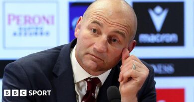 Steve Borthwick at the post-match news conference