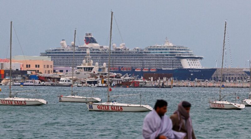 Stranded by war, Doha's cruise passengers hit the road for flights home