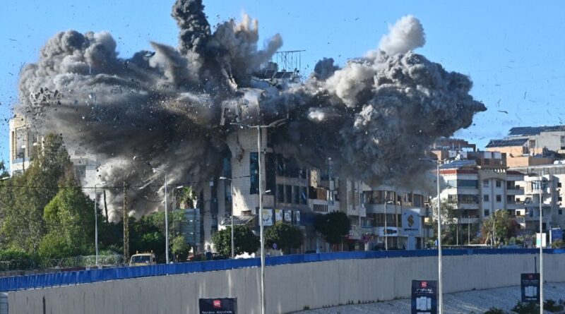 Strikes hit Lebanon as Israel vows to occupy swathe of south after war