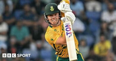 BBC Sport microphone and phone