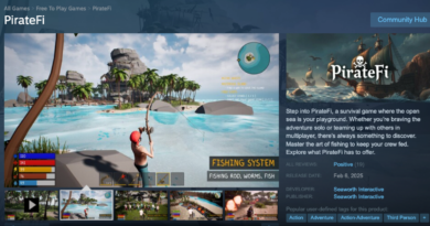 A screenshot of the malware-laced video game PirateFI.
