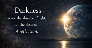 The Mirror We Refuse to Hold: On Darkness, Ignorance, and the Nature of Reflection