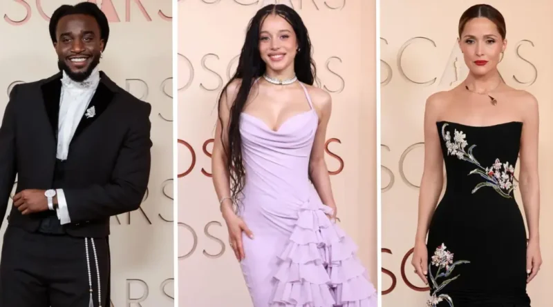 The best-dressed celebrities at the 2026 Oscars