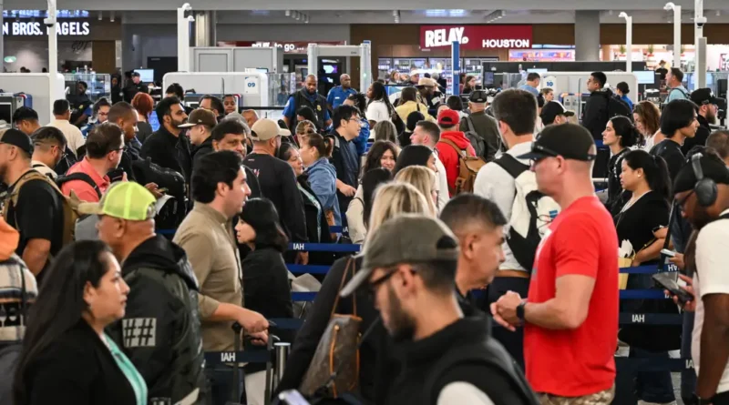 Travelers are waiting hours at airport security as unpaid TSA agents stop showing up for work