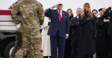 Trump grieves with families during return of soldiers killed in war in the Middle East | Fortune