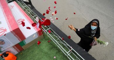 Trump says school strike 'done by Iran'