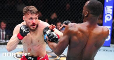 Nathaniel Wood in action against Losene Keita