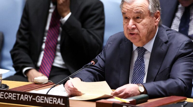 UN chief slams 'unlawful attacks', says Mideast could spiral out of control
